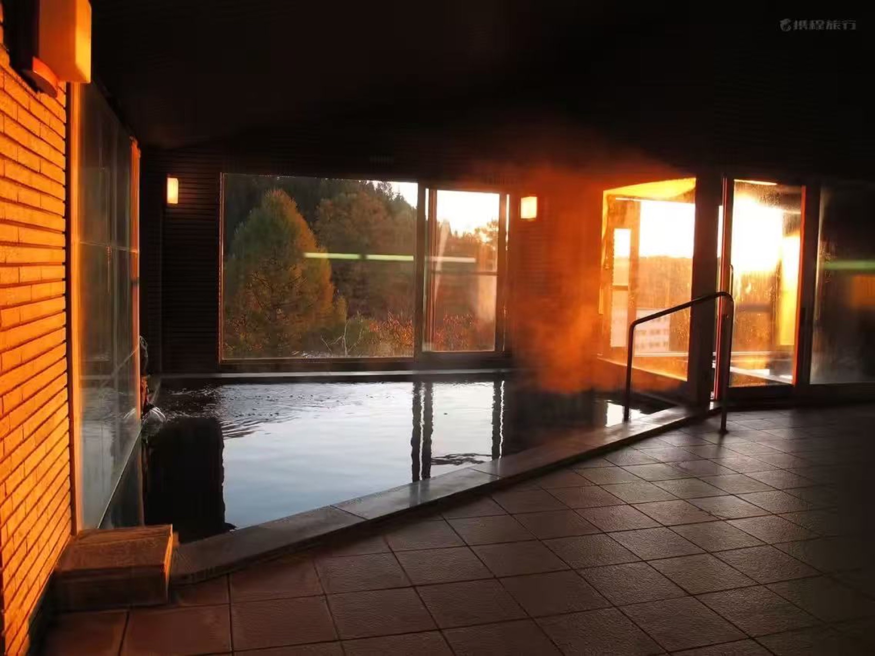 X-CAMP onsen in winter